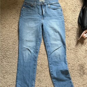 Madewell perfect vintage jean Classic Blue Denim Jeans